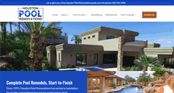 Desktop Screenshot of houstonpoolrenovations.com